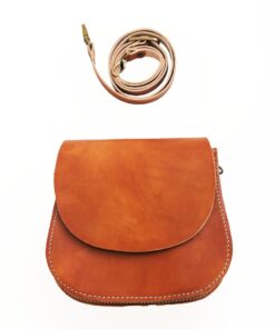 Leather Cross Body Bag - Passport Wallet Travel Essential Quick Storage Bag