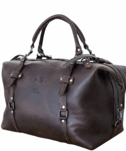 Leather Duffle Bag 2.1 - - Chocolate Brown
