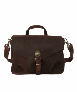 Leather Elegant Women Handbag - Red Wine