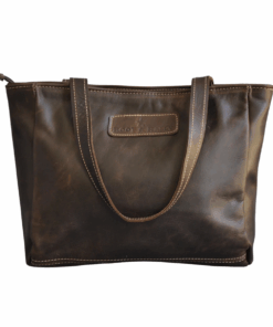 Leather Handbag - Lize-Marie - Choc Brown