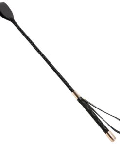Leather Horse Riding Crop Whip for with Double Slapper Equestrian Training