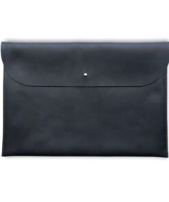 Leather Laptop Sleeve - 13 Inch - Black