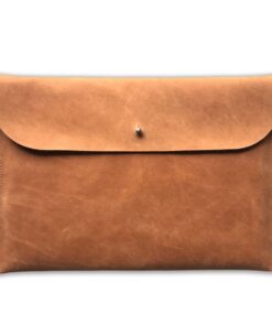 Leather Laptop Sleeve - 13 Inch - Tan