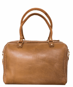 Leather Priscilla Handbag - Tan