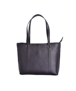 Leather Tote Bag - Black
