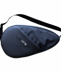 Leather Unplayable Padel Racket Bag - Black, White