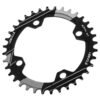 Lebycle 104BCD 36T Narrow Wide Round Aluminium Bicycle Chainring