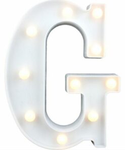LED Alphabet G Light