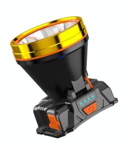 LED Head Light For Outdoor Camping And Fishing With Charge Display