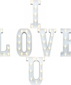 LED Letter Lights - I LOVE U