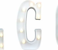 LED Letter Lights - WELCOME