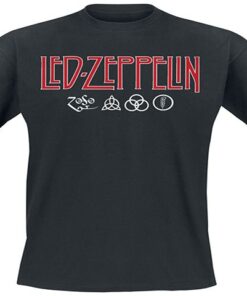 Led Zepplin Logo & Symbols RockTs T-Shirt
