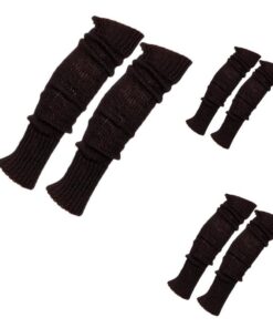 Leg Warmers Soft Black 3 set