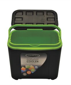 Leisure-Quip 10L Cooler Box - Black & Green