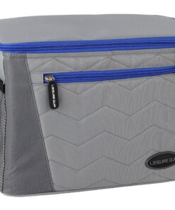 Leisure Quip 14 Can Quilted Cooler Bag - Blue