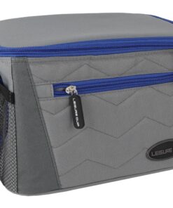 Leisure Quip 8 Can Quilted Cooler Bag - Blue
