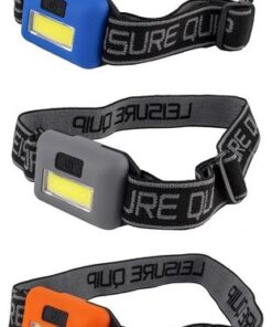 Leisure-Quip COB Headlight Value Pack - 3 Pack + Batteries