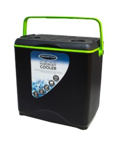Leisure Quip Hard Body Cooler Black +Lime Green Inner Capacity 28L/48Cans