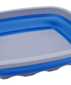 Leisure-Quip - Large Rectangular Foldaway Washing Up Bowl - Blue
