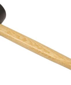 Leisurequip 450g Camping Rubber Mallet with Tent Peg Puller