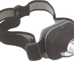 Leisurequip - 80 Lumens Headlight - Takes 3 x AAA Batteries Incl