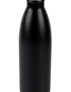 Leisurequip Stainless Steel Vacuum Bottle Flask 500ml - Black