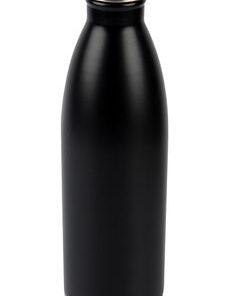 Leisurequip Stainless Steel Vacuum Bottle Flask 750ml - Black