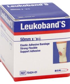 Leukoband S Elastic Adhesive Bandage Sports Strapping - 50mm - 1 Pack
