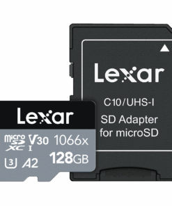 Lexar SD Micro Silver 1066x UHS-I 128GB + SD Adapter