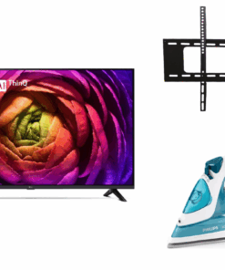 LG 43" UR7300 4K UHD Smart TV with Iron and Wall Mount Bracket