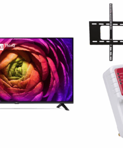 LG 43" UR7300 4K UHD Smart TV with Tv Safe Plug and Wall Mount Bracket