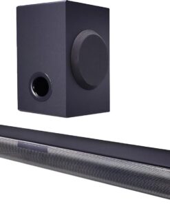 LG Bluetooth 160W Soundbar with Wireless Subwoofer - Black