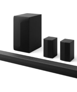 LG S65TR 5.1ch 600w Soundbar with Wireless Subwoofer and Rear Speakers and