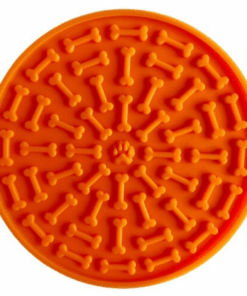 Licky Mat (Lick Pad) - For Playtime, Bath-Time, General Stimulation - Orange