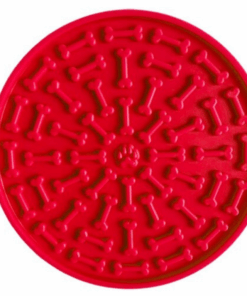 Licky Mat (Lick Pad) - For Playtime, Bath-Time, General Stimulation - Red