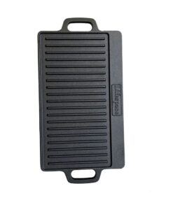 Lifespace Cast Iron Reversible Griddle Pan