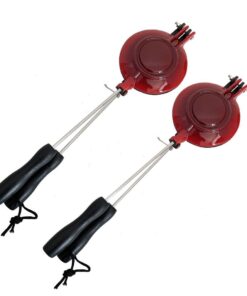 Lifespace Red Enamel Cast Iron Jaffle Irons - 2 pack