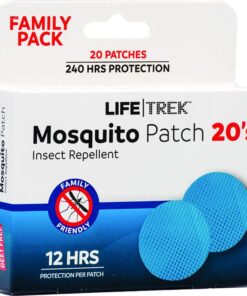 Lifetrek DEET Free Mosquito Repellent Patch 20's