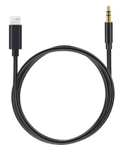Lightning Cable to 3.5 mm Aux Audio Cable for Apple iPhone -1M