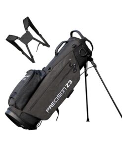 Lightweight and Portable Double Shoulder Golf Club Stand Gun Bag - Black