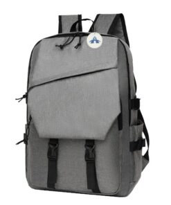 Lightweight Casual Laptop Backpack Travel Daypack School Bag - Grey