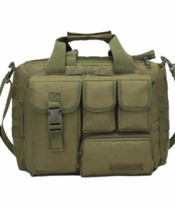 Lightweight Durable Multipurpose Tactical Messenger Laptop Bag - Green