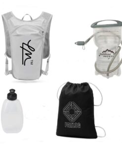 Lightweight Hydration Waterproof Backpack For Running Hiking Cycling - Silver