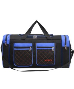 Lightweight Oxford Large Capacity Duffle Bag for Men Women - Blue