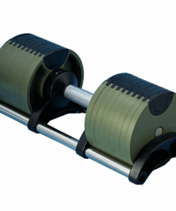 Ligum Fight Gear - Premium 32kg Adjustable Dumbbell - Olive Green