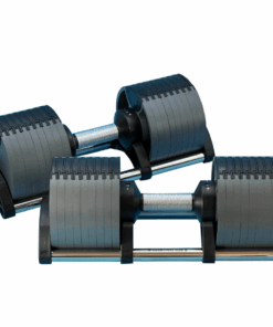 Ligum Fight Gear - Premium 32kg Adjustable Dumbbell - Pair - Grey