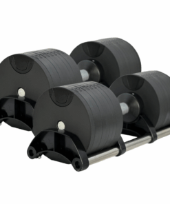 Ligum Fight Gear - Premium 40kg Adjustable Dumbbell - Pair - Black