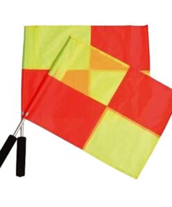Linesman Flags - Referee Checkered Hand Flag - 2 Piece Set