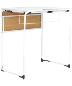 Linx Florida Adjustable Computer & Drawing Desk Oak White