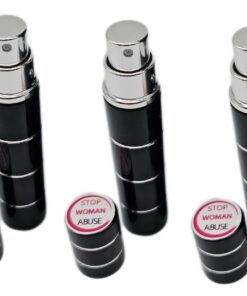 Lipstick Self Defense Pepper Spray - 3 Pack Black